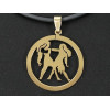 Кулон "Zodiacus Gold"  Близнецы
