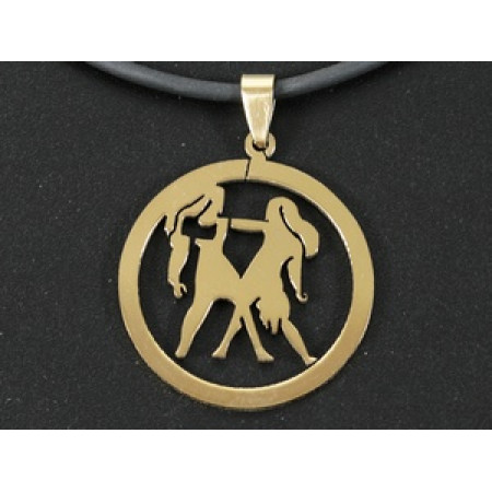 Кулон "Zodiacus Gold"  Близнецы