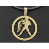 Кулон "Zodiacus Gold" Водолей